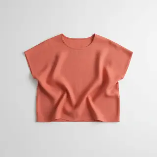 Bavlnená látka s ľanom brick
