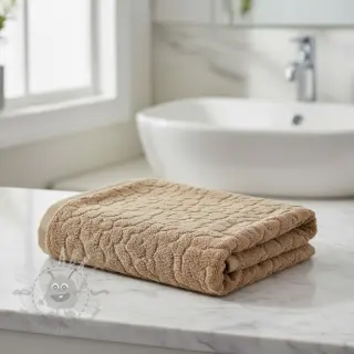 Frotté Animal skin brown