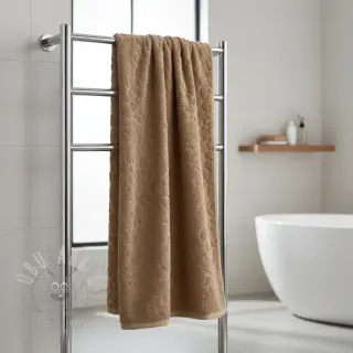 Frotté Animal skin brown