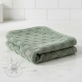 Frotté Checks green