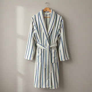 Froté YARN DYED Stripe SMALL light blue