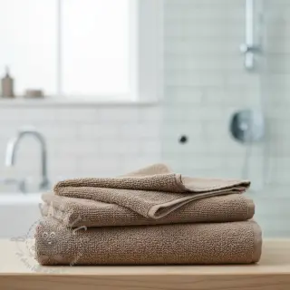 Frotté VELVET BAMBOO taupe