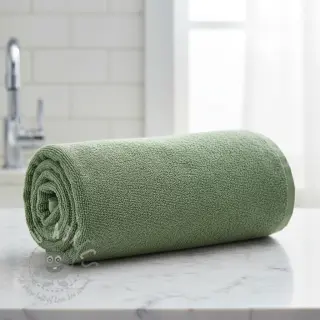 Elastisk frotté old green