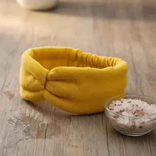 Elastisk frotté light yellow