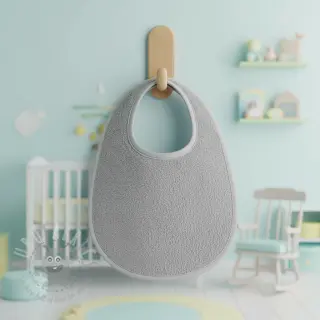 Elastisk frotté light grey