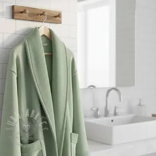 Elastisk frotté mint