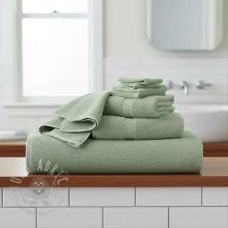 Elastisk frotté mint