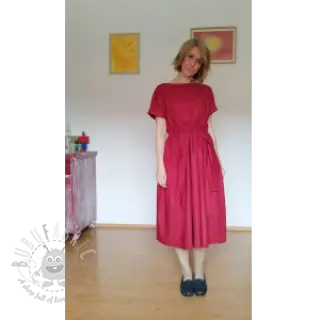 Bomullspoplin wine