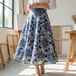 JEANS DENIM Lavicia Lace design Och