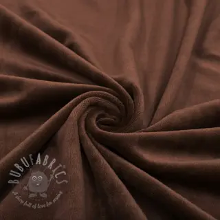 Sammet VELVET STRETCH dark brown