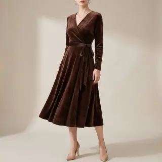 Zamat VELVET STRETCH dark brown