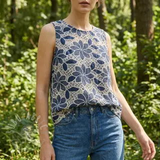 JEANS DENIM Lavicia Lace design Och
