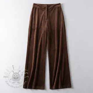Sammet VELVET STRETCH dark brown
