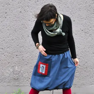 Förtvättat lin jeans