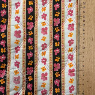 Bomullstyg VOILE STEPPED Ophelia flower digital print