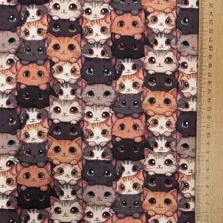 Úplet Cats digital print