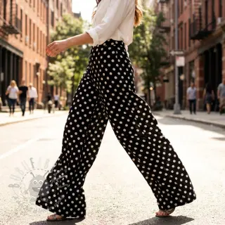 Viskos RADIANCE Polka dot black