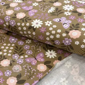 Sweatshirttyg Flowers Azriel camel