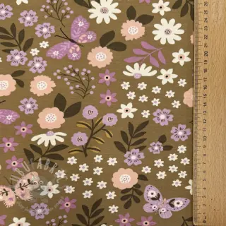 Sweatshirttyg Flowers Azriel camel