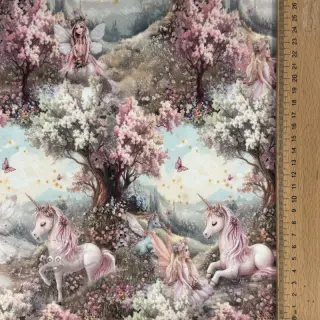Kardat sweatshirttyg Fairy tales digital print