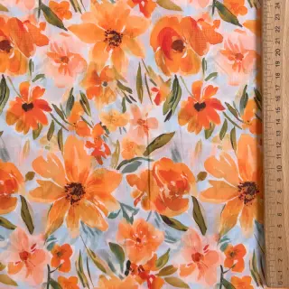 Bavlnená látka VOILE Sarah flowers digital print