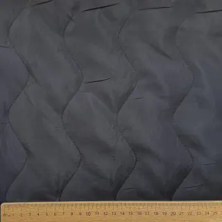 Prešívaná látka ZIG ZAG black