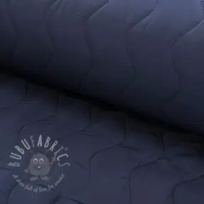 Vadderat tyg ZIG ZAG navy