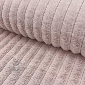 Konstpäls Stripes Luxe old rose