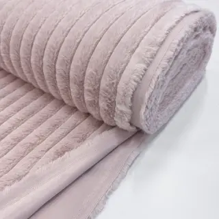 Umelá kožušina Stripes Luxe old rose