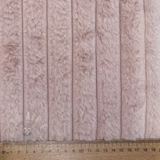 Konstpäls Stripes Luxe old rose