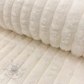 Konstpäls Stripes Luxe ecru