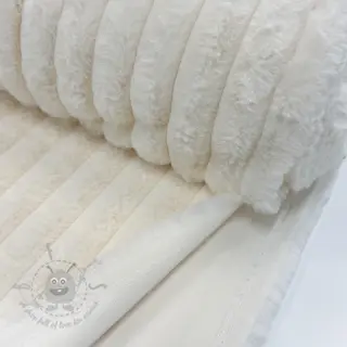 Konstpäls Stripes Luxe ecru