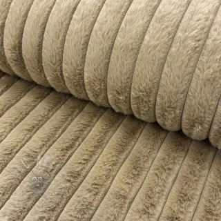 Konstpäls Stripes Luxe beige