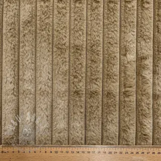 Konstpäls Stripes Luxe beige