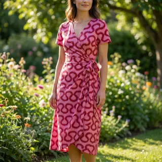 Viskos STRETCH Abstract pink