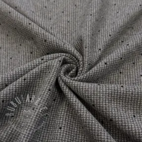 Tyg till kostym PIED DE POULE BRUSHED Studs