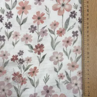 Dubbelgasväv/muslin Flowers Jana digital print