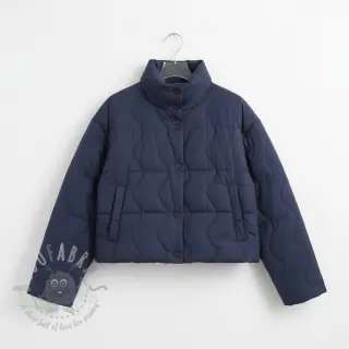 Vadderat tyg ZIG ZAG navy