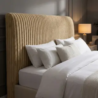 Umelá kožušina Stripes Luxe beige