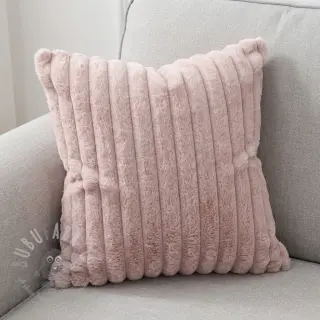 Konstpäls Stripes Luxe old rose