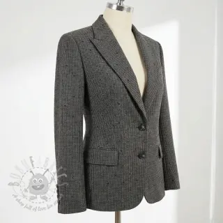 Tyg till kostym PIED DE POULE BRUSHED Studs