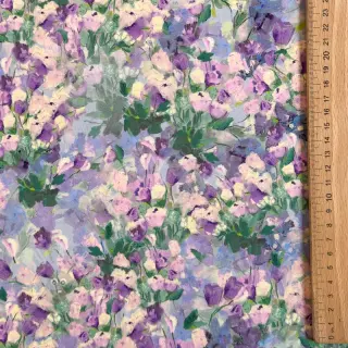 Viskos SATIN Flowers Jamie digital print