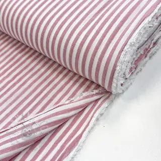 Dubbelgasväv/muslin YARN DYED Summer stripe rose