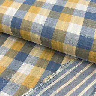 Dubbelgasväv/muslin DOUBLE SIDED Summer Check