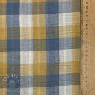 Dubbelgasväv/muslin DOUBLE SIDED Summer Check