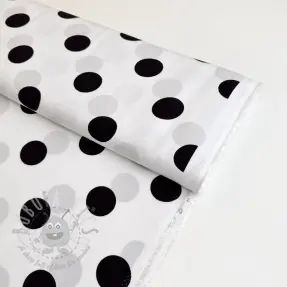 Viskos RADIANCE Polka BIG dot white