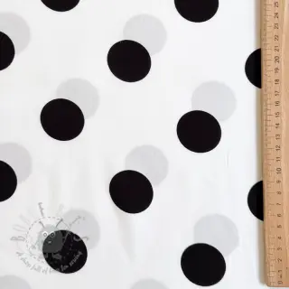 Viskos RADIANCE Polka BIG dot white