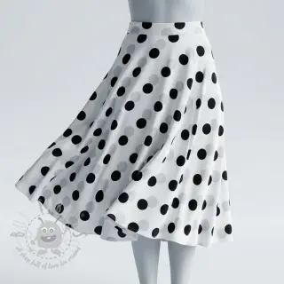 Viskos RADIANCE Polka BIG dot white