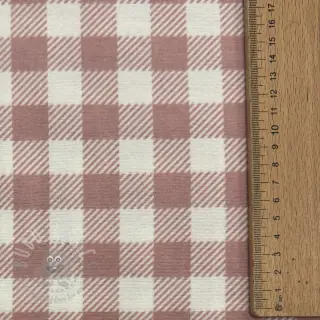 Bomullstyg FLANNEL BIG Check light pink