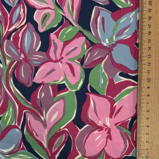 Bavlnená látka VISCOSE Flowers green